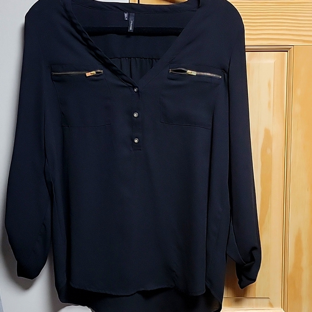 Womens black blouse